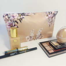 Dusty pink make up bag