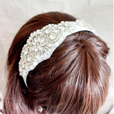 White diamante headband