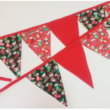 Xmas stocking bunting flags