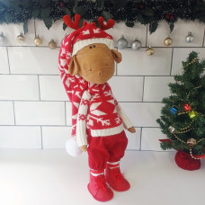 Red knit Reindeer