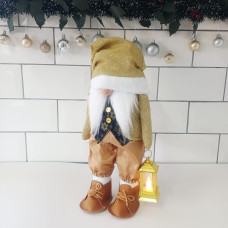 Gold and navy gnome