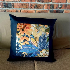 Navy scatter pillow